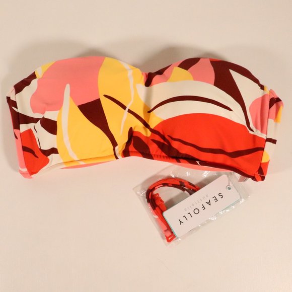 NWT Seafolly X Revolve Cut Copy Bustier Bandeau - Picture 3 of 15